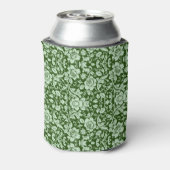 Een antiek bloemendop blikjeskoeler (Blikje Achterkant)