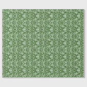 Een antiek bloemendop cadeaupapier (Vlak)