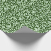 Een antiek bloemendop cadeaupapier (Hoek)