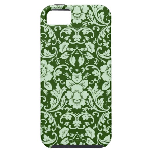 Een antiek bloemendop Case-Mate iPhone case (Achterkant)