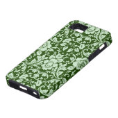 Een antiek bloemendop Case-Mate iPhone case (Onderkant)