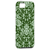 Een antiek bloemendop Case-Mate iPhone case (Back/Rechts)