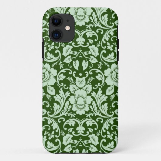 Een antiek bloemendop Case-Mate iPhone case (Achterkant)
