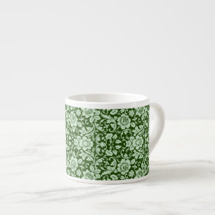 Een antiek bloemendop espresso kop