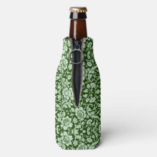 Een antiek bloemendop flesjeskoeler (Fles Achterkant)