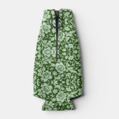 Een antiek bloemendop flesjeskoeler (Achterkant)