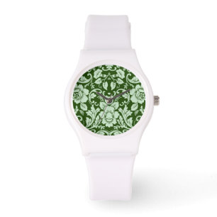 Een antiek bloemendop horloge
