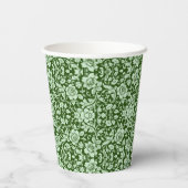 Een antiek bloemendop papieren bekers (Achterkant)