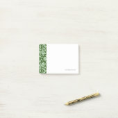 Een antiek bloemendop post-it® notes (Op bureau)
