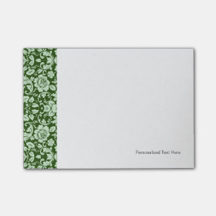 Een antiek bloemendop post-it® notes