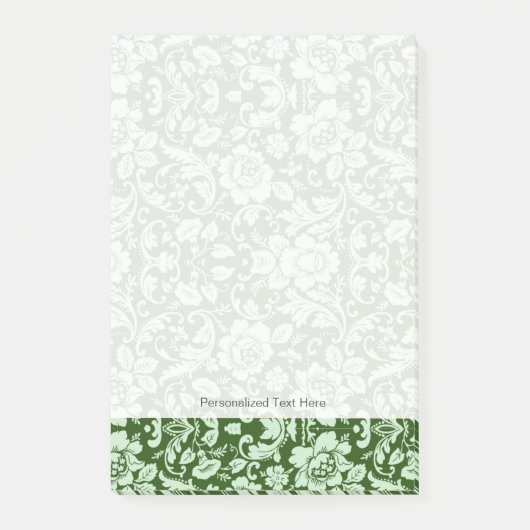Een antiek bloemendop post-it® notes (Voorkant)