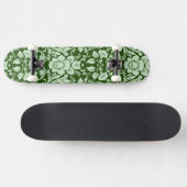 Een antiek bloemendop skateboard (Horizontaal)