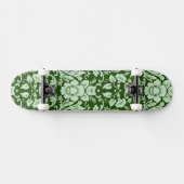 Een antiek bloemendop skateboard (Horizontaal)