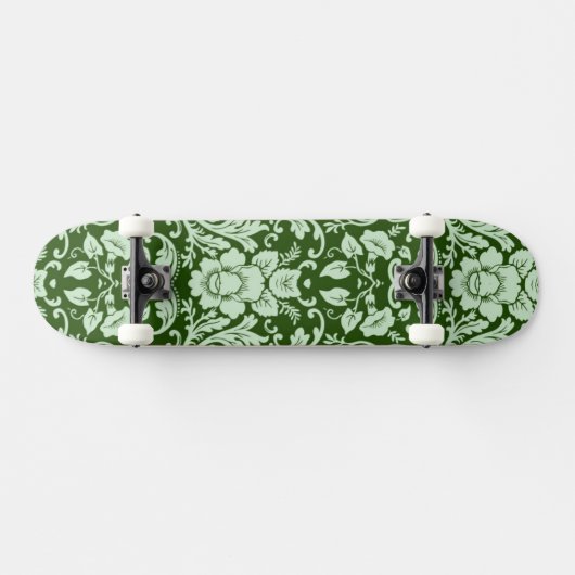 Een antiek bloemendop skateboard (Horizontaal)
