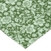 Een antiek bloemendop tafelkleed (Gekanteld)