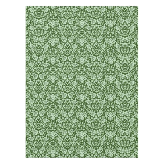 Een antiek bloemendop tafelkleed (Voorkant)