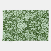 Een antiek bloemendop theedoek (Horizontaal)