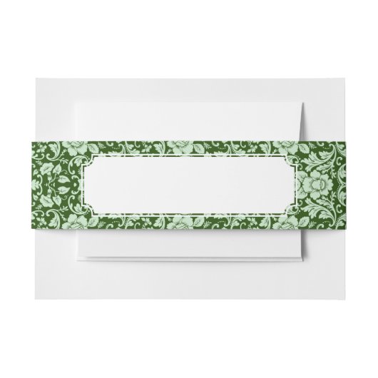 Een antiek bloemendop uitnodigingen wikkel (Voorkant Voorbeeld)