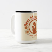 Een antieke mok voor je moeder op Moederdag (Voorkant links)