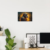 EEN APEN DROOM 6 POSTER (Thuiskantoor)