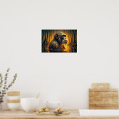 EEN APEN DROOM 6 POSTER (Keuken)