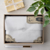 Een Apothecary en de Reeks van het Etiket van de P Tissuepapier (Geschenk)