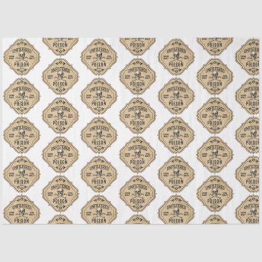 Een Apothecary en het Ontwerp van de Reeks van het Tissuepapier (Voorkant)