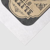 Een Apothecary- en Potion Label Series Design 3 Tissuepapier (Detail)