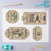 Een Apotheker en Potion Label Serie Design 21 Tissuepapier (Craft)