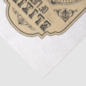 Een Apotheker en Potion Label Serie Design 21 Tissuepapier (Detail)