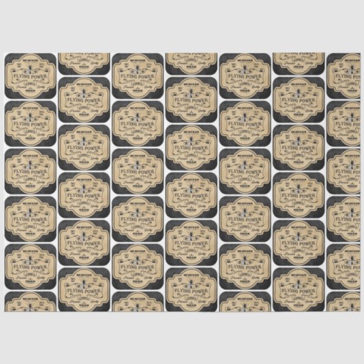 Een Apotheker- en Potlabel Serie Ontwerp 13 Tissuepapier (Voorkant)