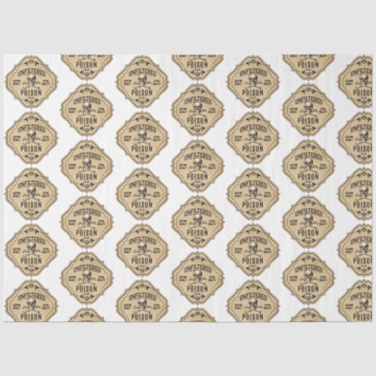 Een Apotheker- en Potlabel Serie Ontwerp 23 Tissuepapier (Voorkant)