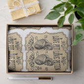 Een Apothekers- en drankje-label serie ontwerp 31 Tissuepapier (Geschenk)