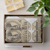 Een apothekers- en drankje-label serie ontwerp 32 tissuepapier (Geschenk)
