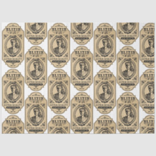 Een apothekers- en drankje-label serie ontwerp 32 tissuepapier