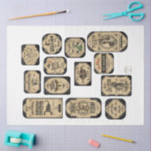 Een apothekers- en drankje-label serie ontwerp 4 tissuepapier (Craft)