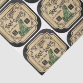 Een apothekers- en drankje-label serie ontwerp 6 tissuepapier (Detail)