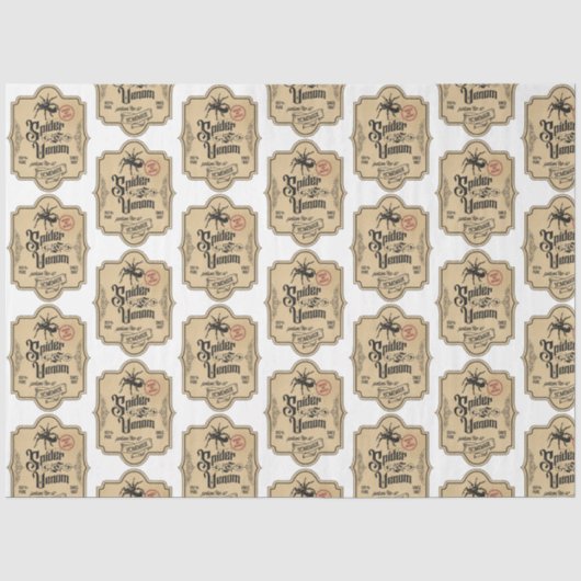 Een apothekers- en drankjesseriabeloon ontwerp 29 tissuepapier (Voorkant)
