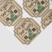 Een Apothekers- en Potlabel Serie Ontwerp 30 Tissuepapier (Detail)