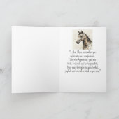 Een Appaloosa paardenpersoonlijkheid Verjaardag Kaart (Binnen)