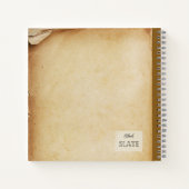 Een  appel en een half gepersonaliseerde comp notitieboek (Achterkant)