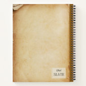 Een  appel en een half gepersonaliseerde comp notitieboek (Achterkant)