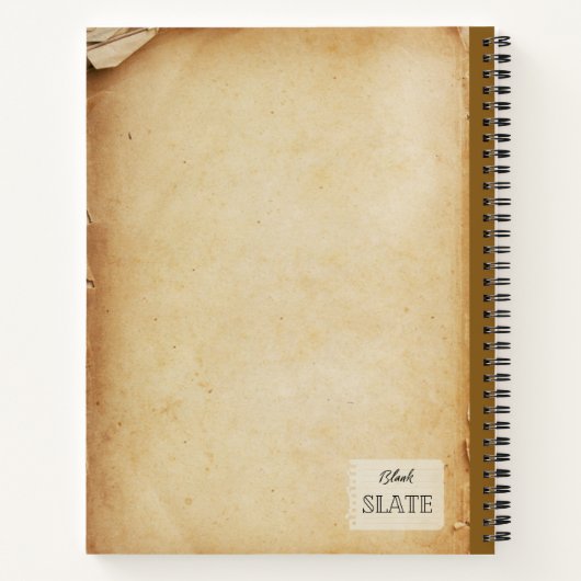 Een  appel en een half gepersonaliseerde comp notitieboek (Achterkant)