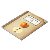 Een  appel en een half gepersonaliseerde comp notitieboek (Linkerzijde)