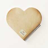 Een  appel en een half notitieboek (Achterkant)