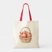 Een appel per dag ABC letters Tote Bag (Achterkant)