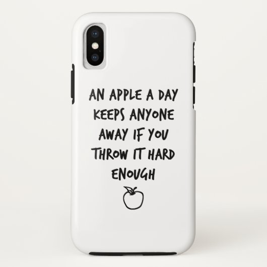 Een appel per dag Case-Mate iPhone case (Achterkant)