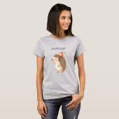 Een appel per dag egel t-shirt (Voorkant volledig)