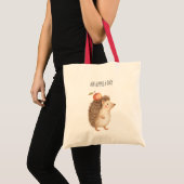 Een appel per dag egel tote bag (Voorkant (product))