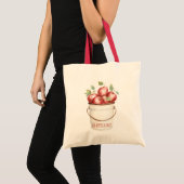 Een appel per dag emmer tote bag (Voorkant (product))